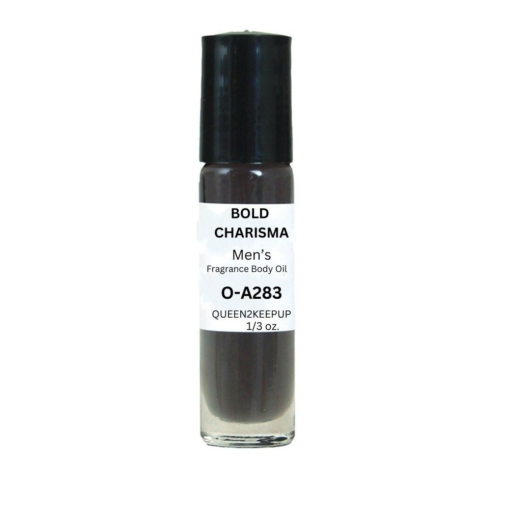 Bold Charisma Men's Body Oil All Natural Spicy Warm Captivating Roll-On Scent